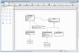 Captures d'écran de ClickCharts logiciel de diagrammes et organigrammes