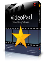 VideoPad scatola software di editing